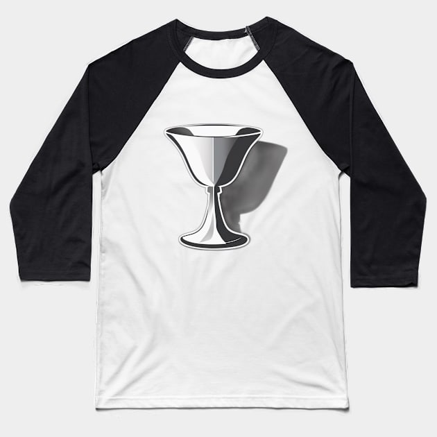 Chalice Grey Shadow Silhouette Anime Style Collection No. 326 Baseball T-Shirt by cornelliusy